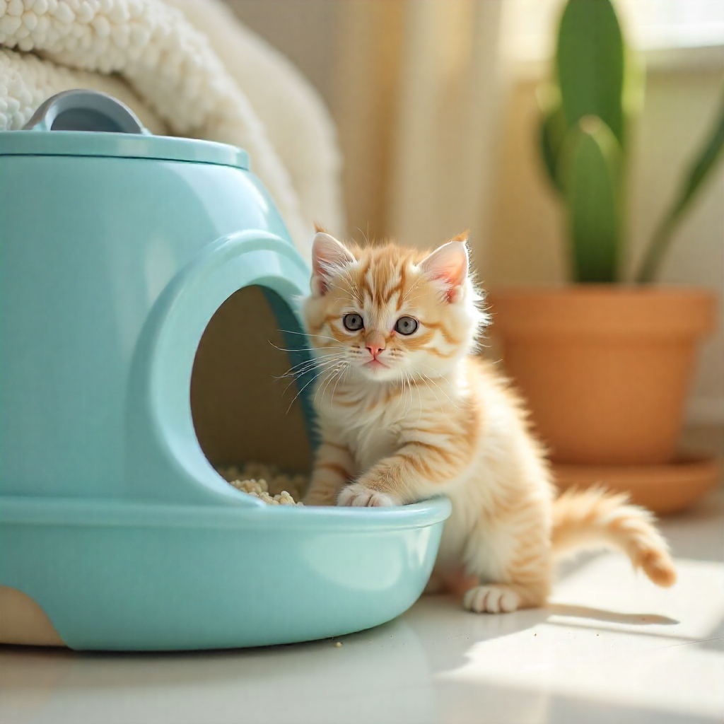 train your kitten for litter