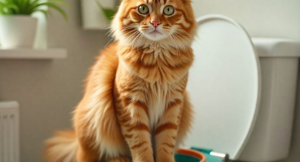 toilet training your cat
