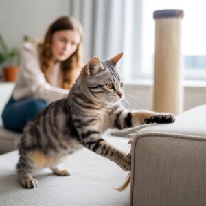 stop your cat from scratching furniture