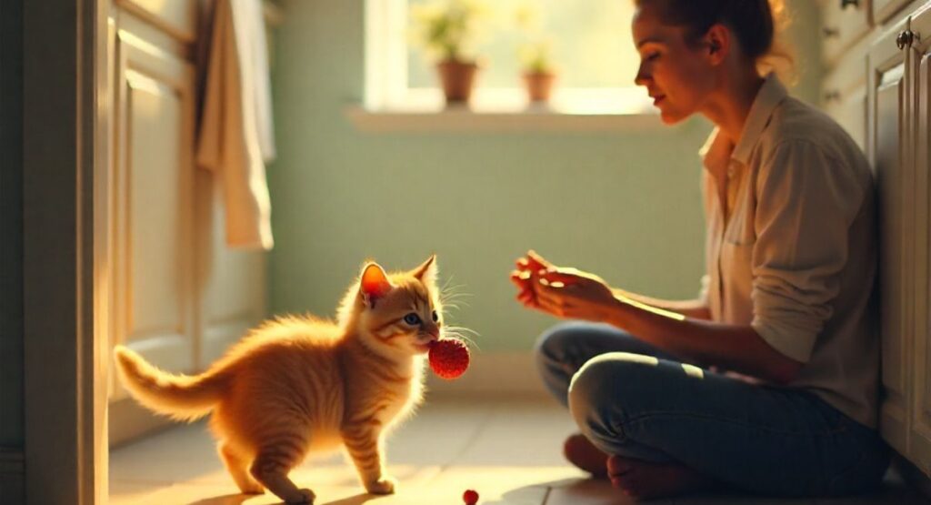 how to teach your cat to fetch