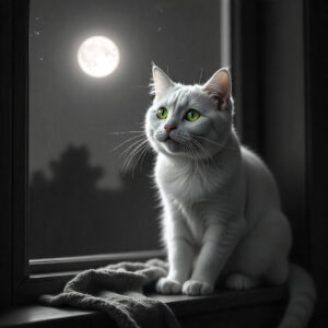 why my cat meow at night