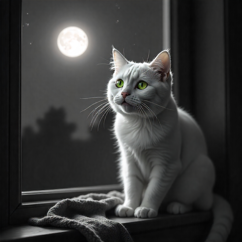 why my cat meow at night