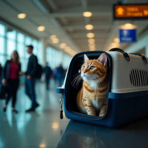 fly internationally with a cat