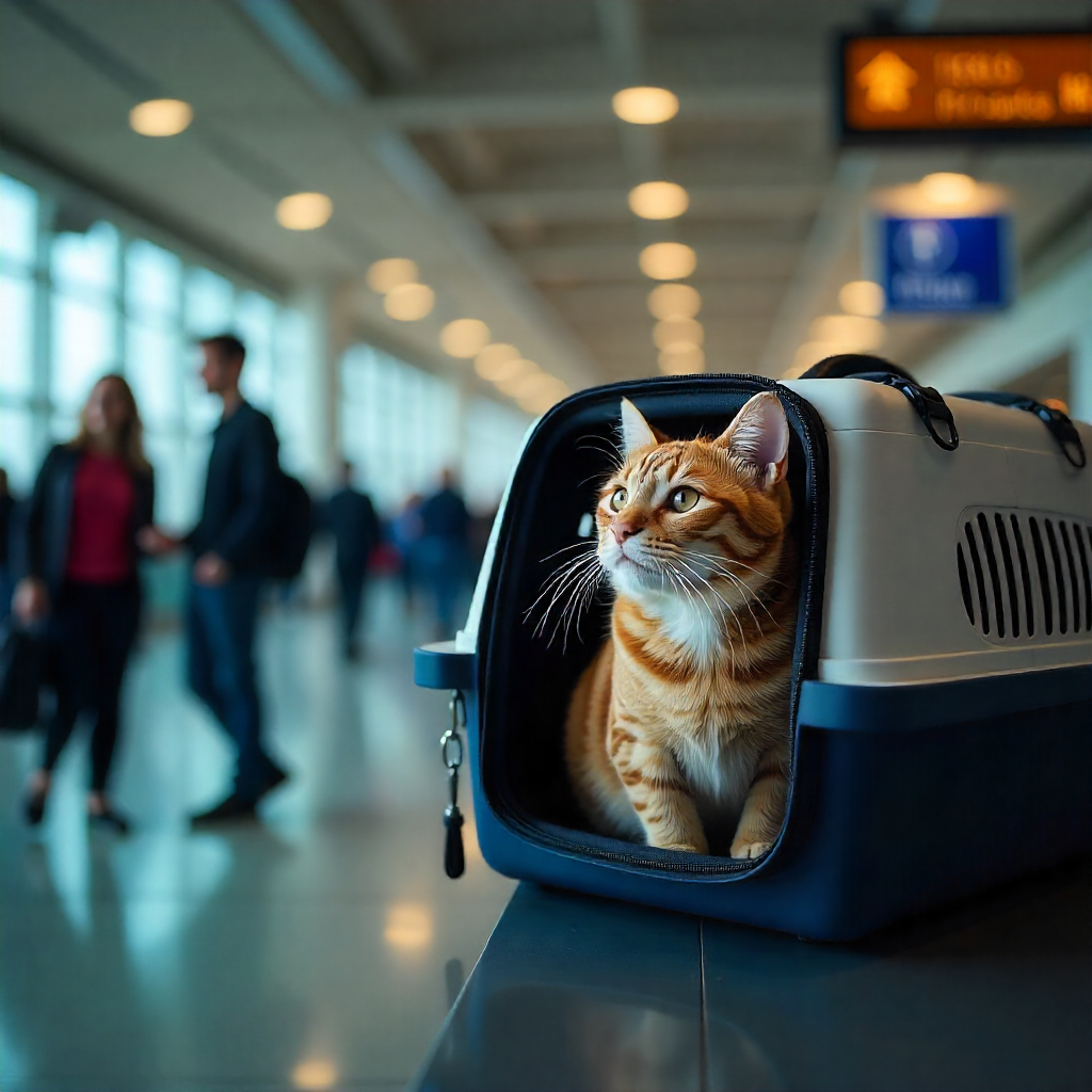 fly internationally with a cat