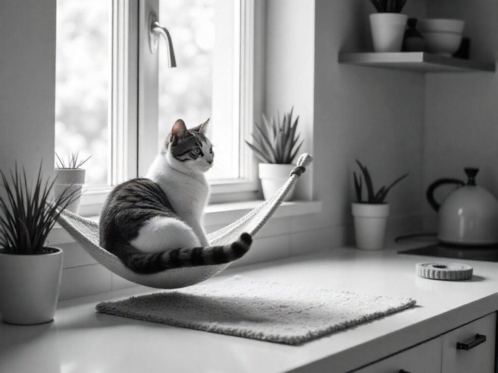 keep cats off from the kitchen counter