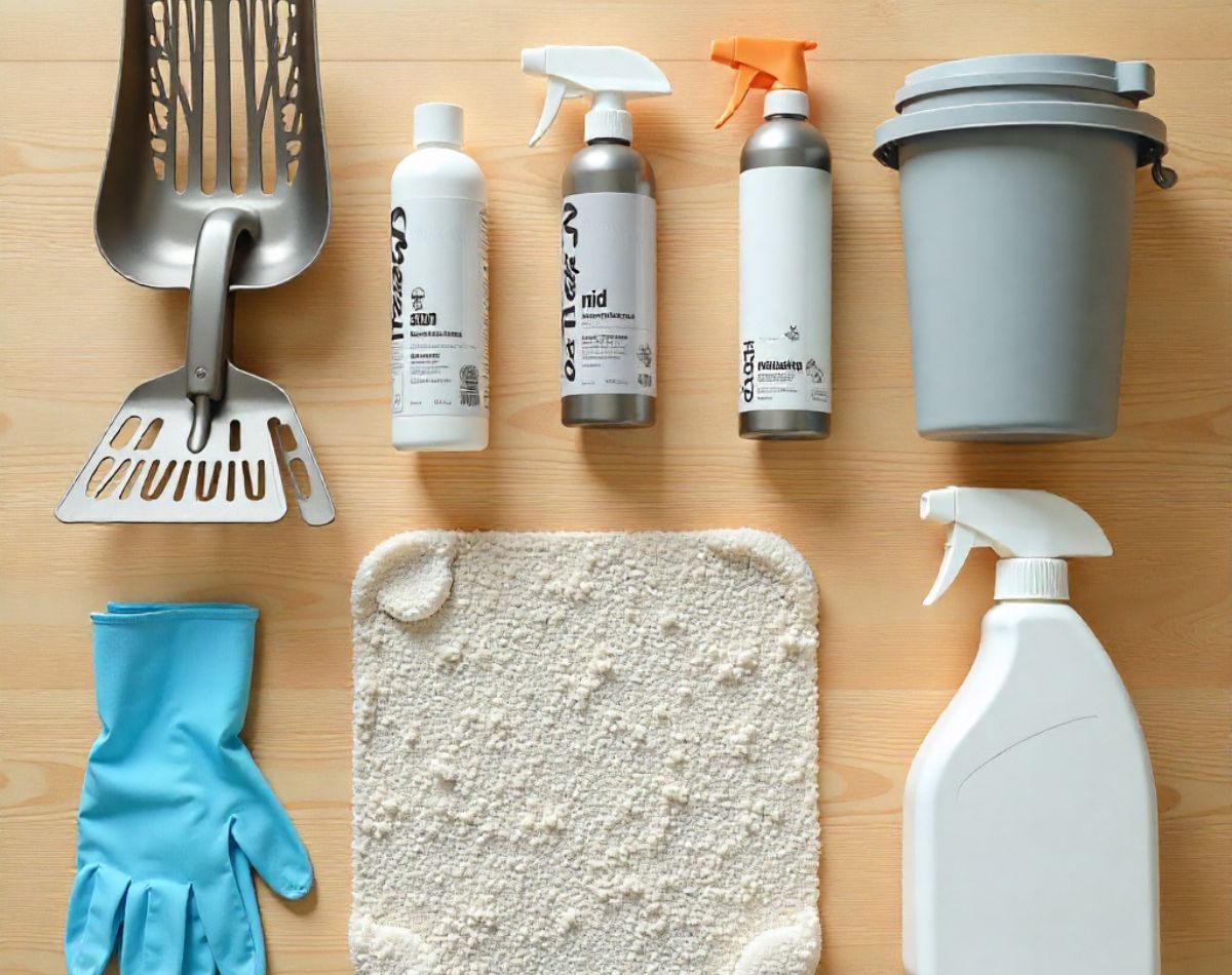 how to clean a cat litter box