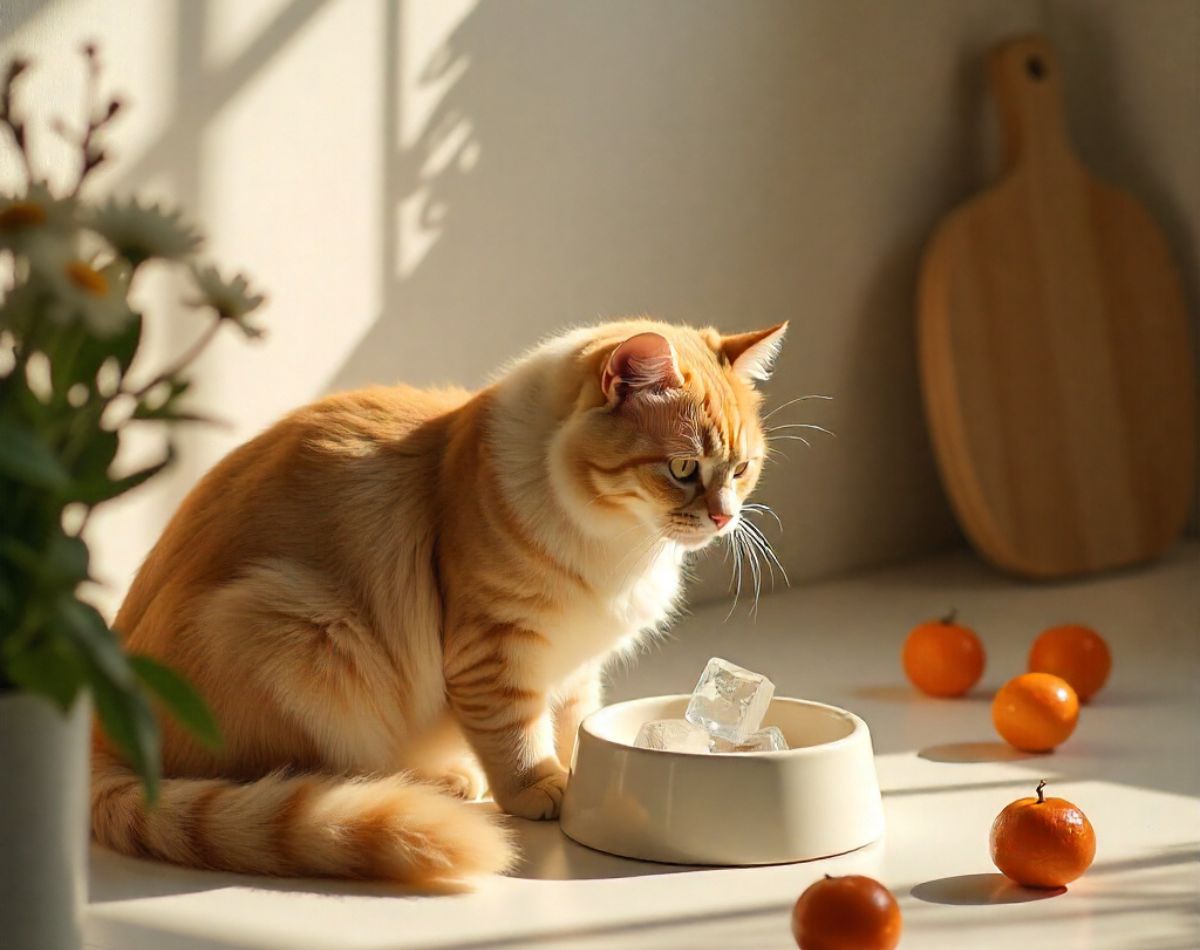 why do cats eat less in summer