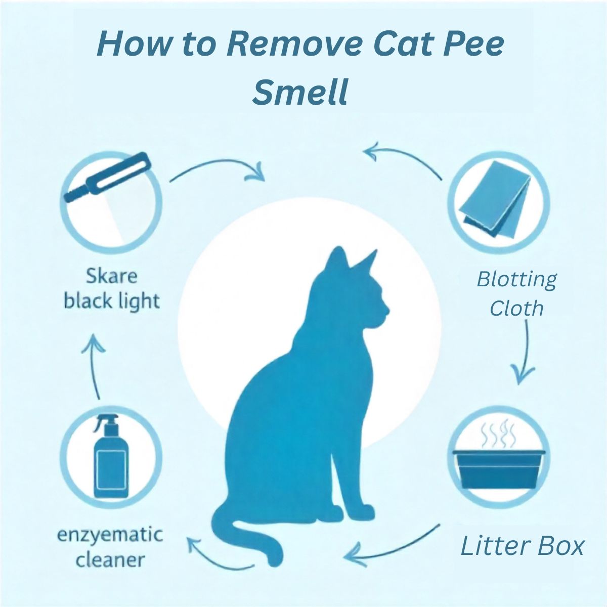 how to get rid of cat pee smell