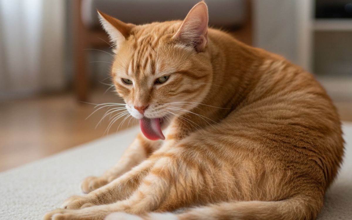 signs your cat is stressed