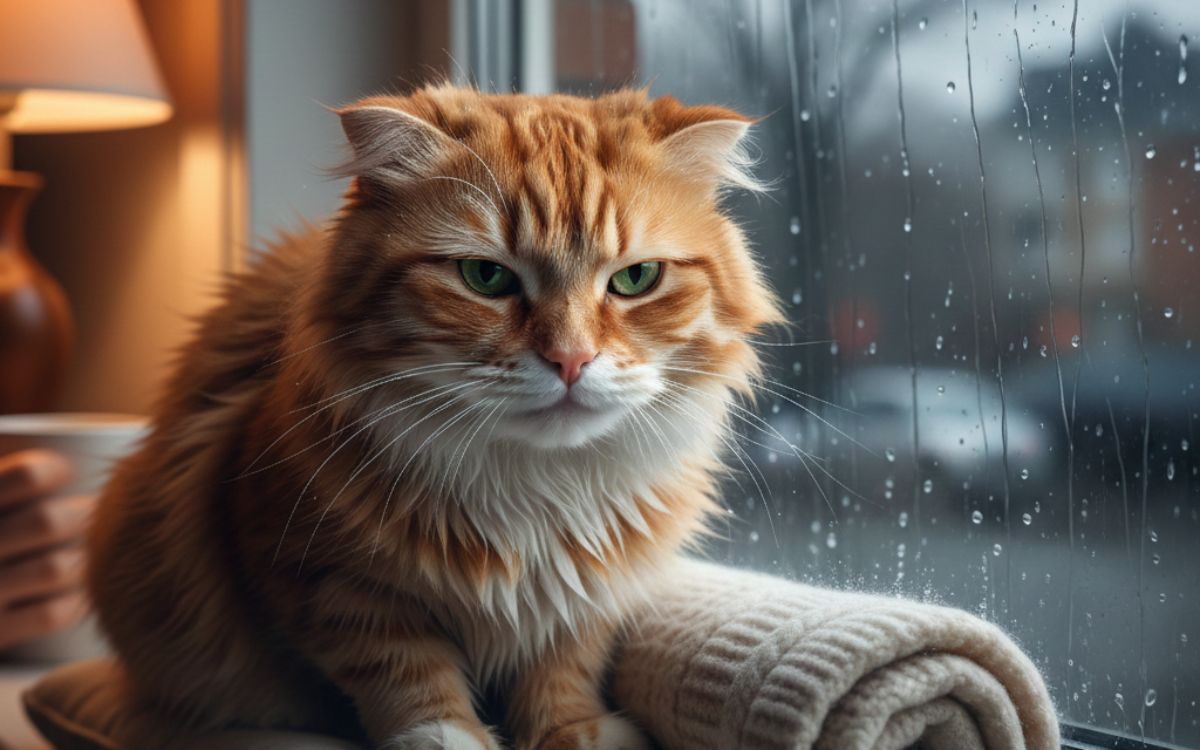 do cats like rain